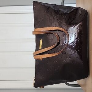 Louis Vuitton Monogram Vernis Bellevue GM Tote Bag in Amaranth Purple